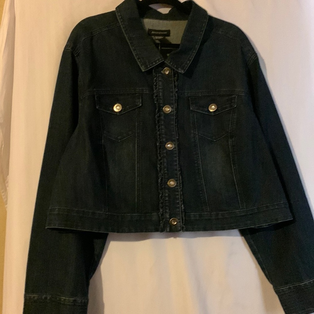 Ashley Stewart Jean Jacket Size 4x
